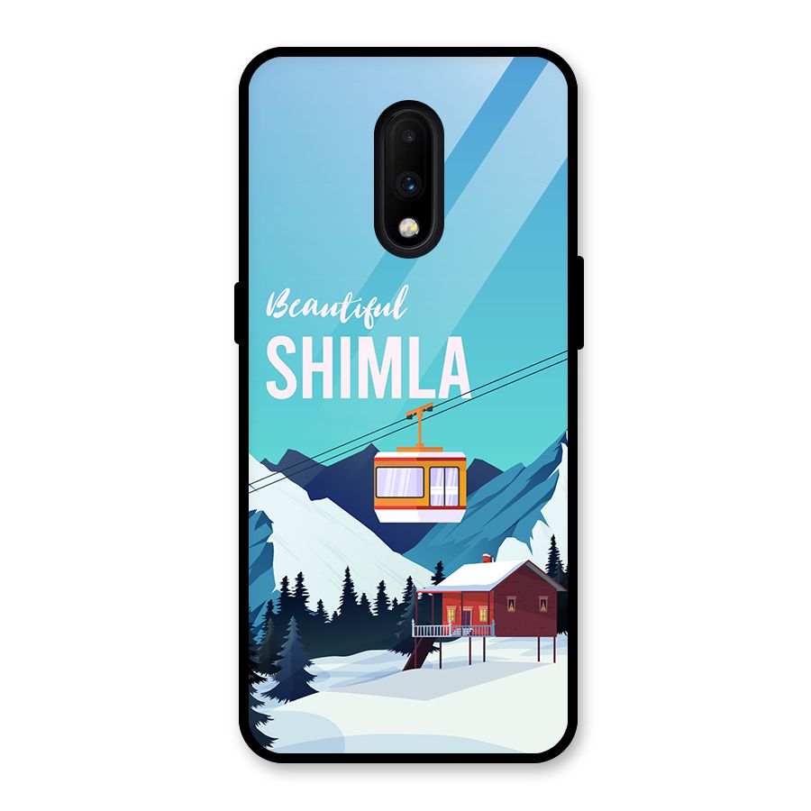 Beautiful Shimla Glass Back Case for OnePlus 7