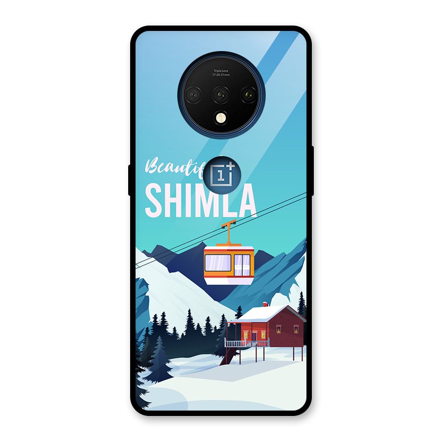 Beautiful Shimla Glass Back Case for OnePlus 7T