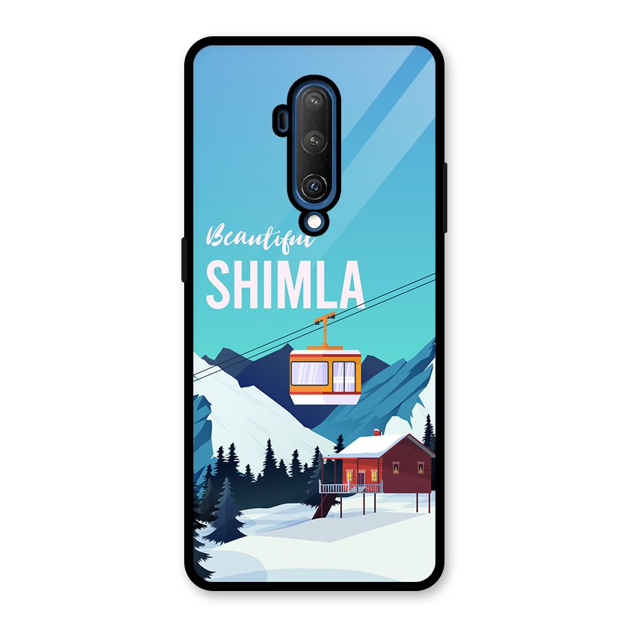 Beautiful Shimla Glass Back Case for OnePlus 7T Pro