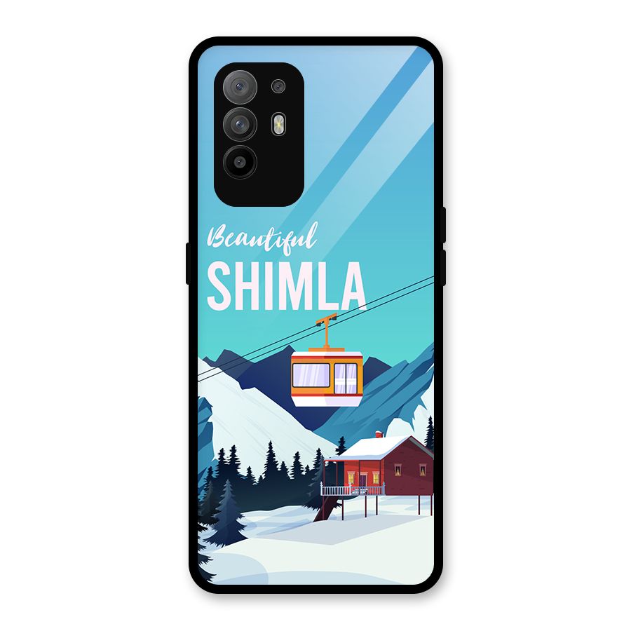 Beautiful Shimla Glass Back Case for Oppo F19 Pro Plus 5G