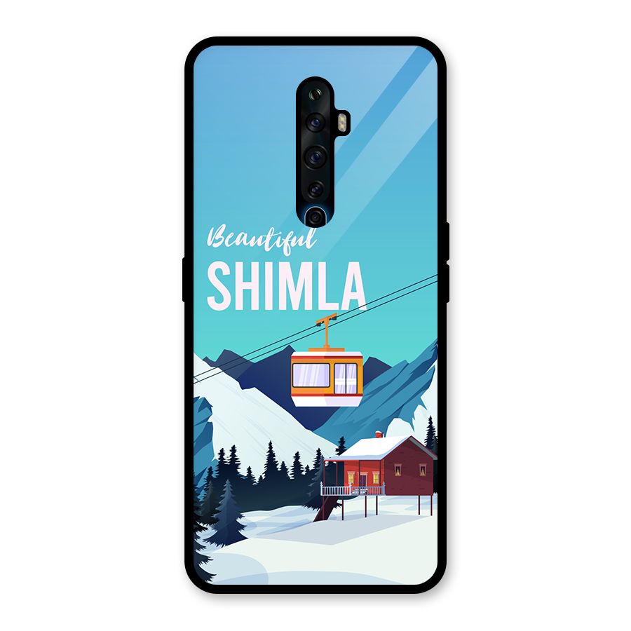 Beautiful Shimla Glass Back Case for Oppo Reno2 F