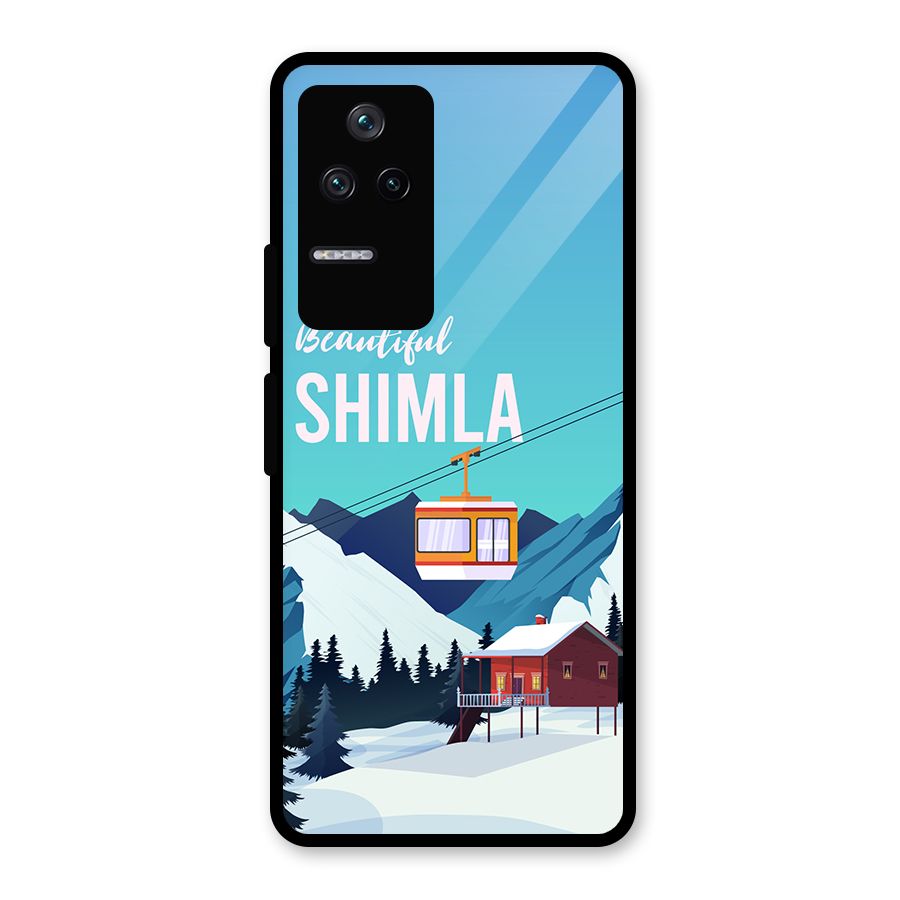 Beautiful Shimla Glass Back Case for Poco F4 5G