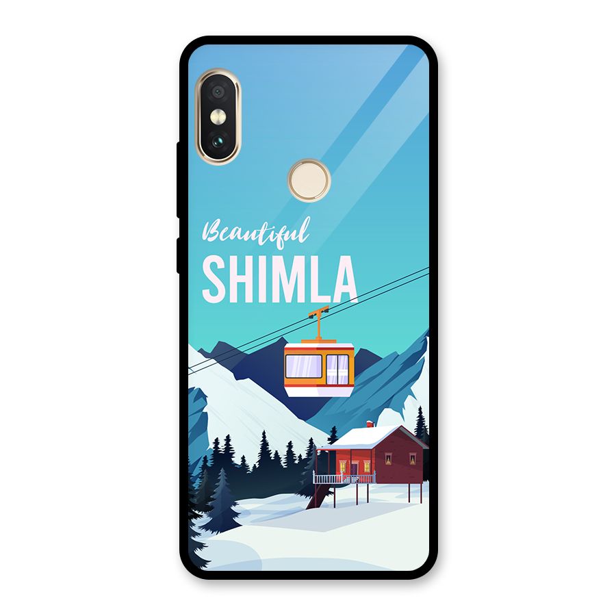 Beautiful Shimla Glass Back Case for Redmi Note 5 Pro