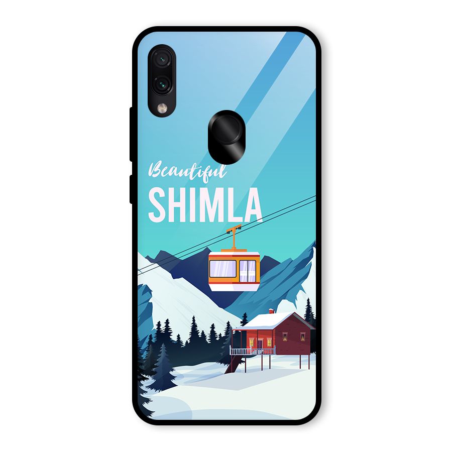 Beautiful Shimla Glass Back Case for Redmi Note 7 Pro