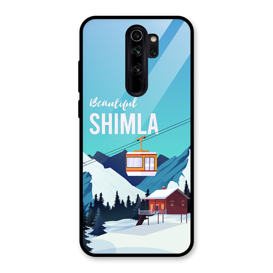 Beautiful Shimla Glass Back Case for Redmi Note 8 Pro