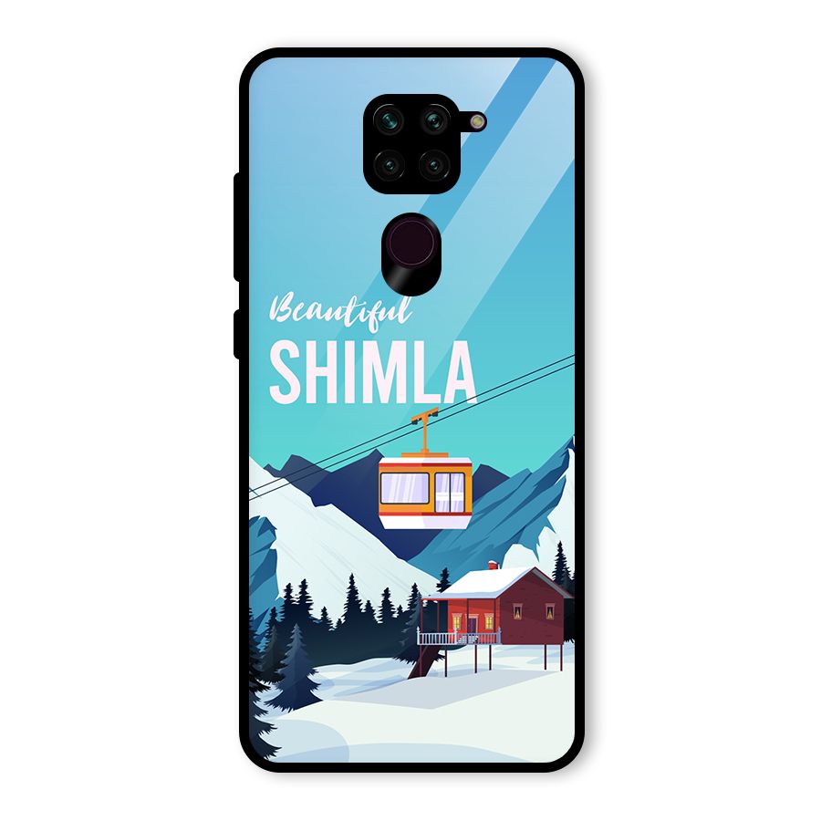 Beautiful Shimla Glass Back Case for Redmi Note 9