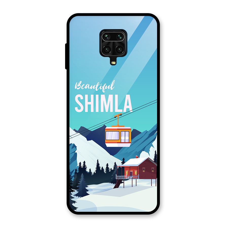 Beautiful Shimla Glass Back Case for Redmi Note 9 Pro