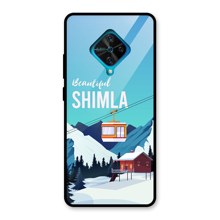 Beautiful Shimla Glass Back Case for Vivo S1 Pro