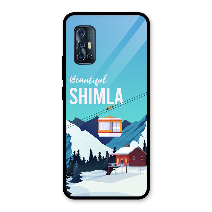 Beautiful Shimla Glass Back Case for Vivo V17