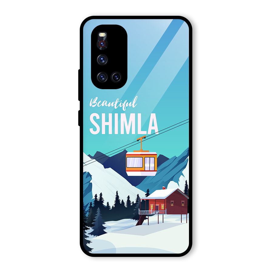 Beautiful Shimla Glass Back Case for Vivo V19