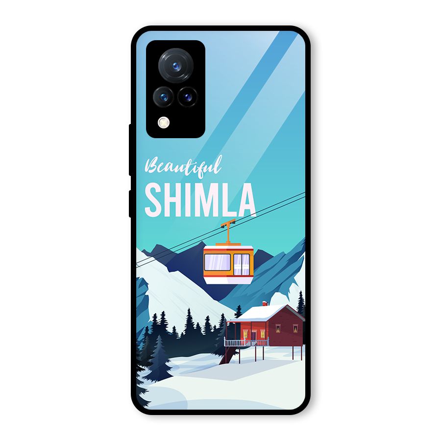 Beautiful Shimla Glass Back Case for Vivo V21 5G