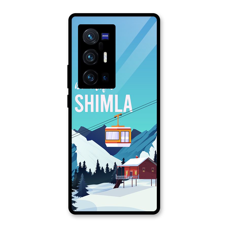 Beautiful Shimla Glass Back Case for Vivo X70 Pro Plus