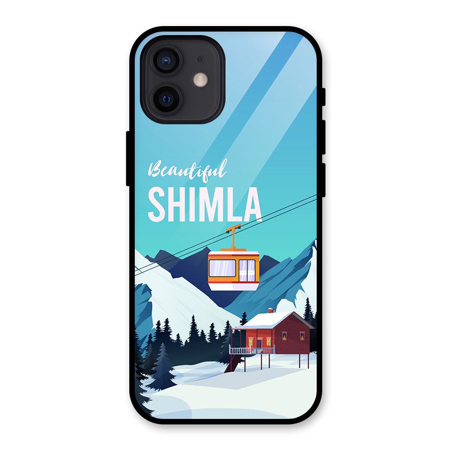 Beautiful Shimla Glass Back Case for iPhone 12