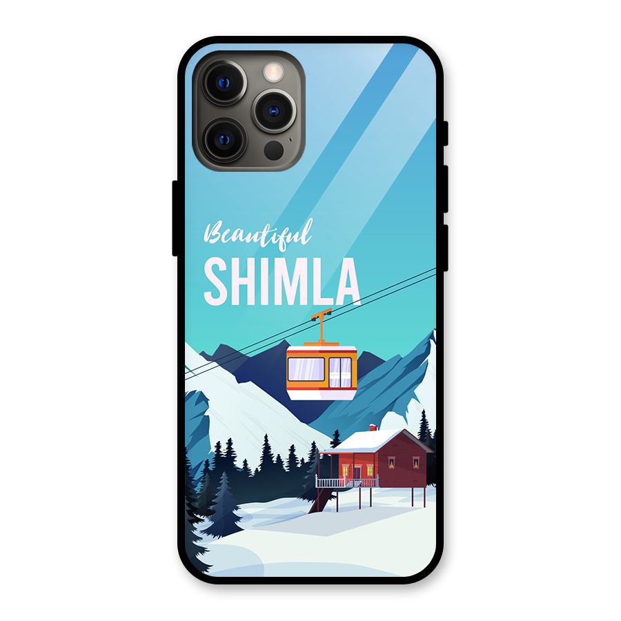 Beautiful Shimla Glass Back Case for iPhone 12 Pro Max