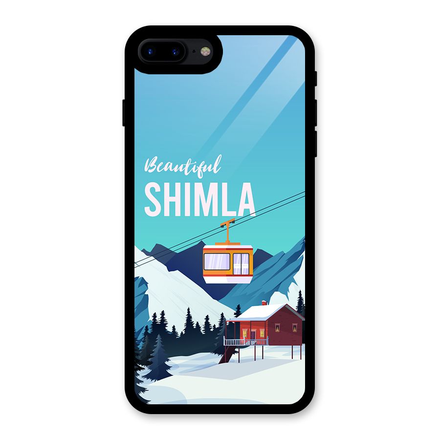 Beautiful Shimla Glass Back Case for iPhone 8 Plus