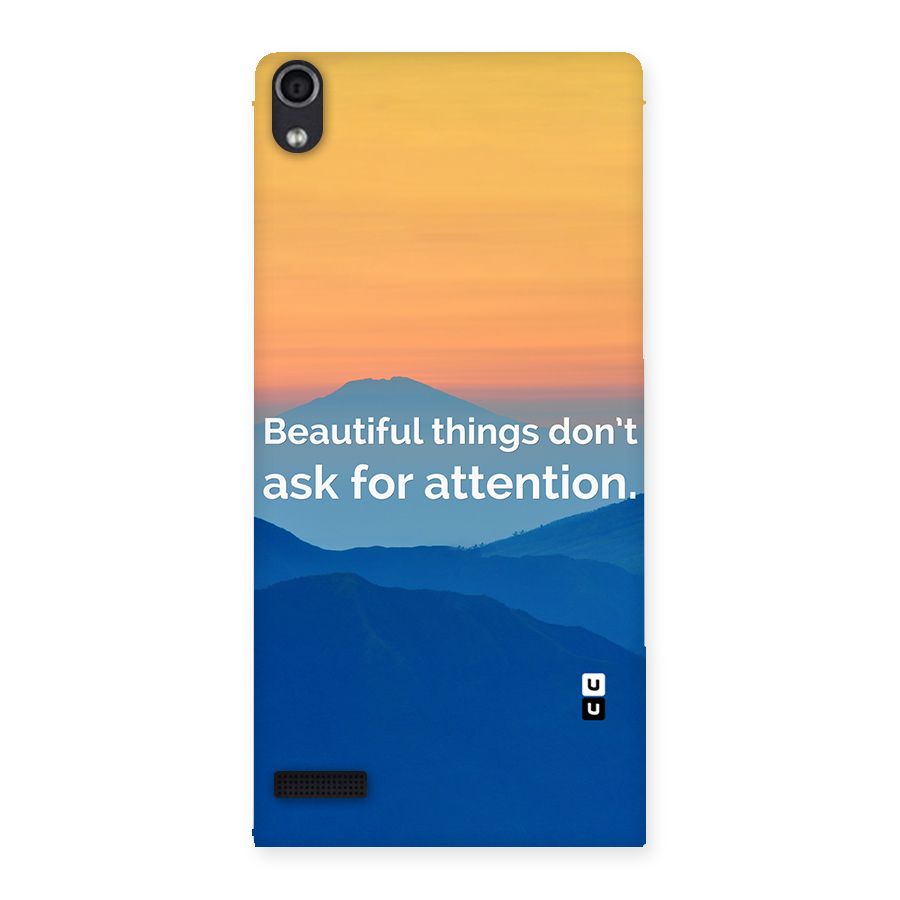 Beautiful Things Quote Back Case for Ascend P6