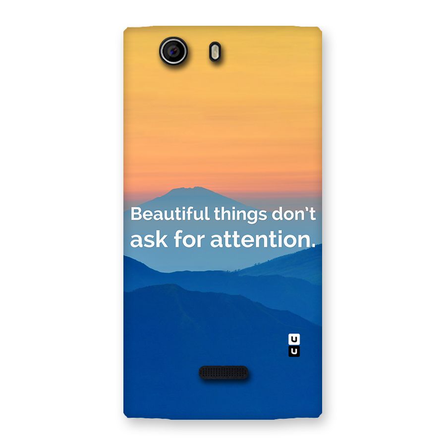 Beautiful Things Quote Back Case for Canvas Nitro 2 E311