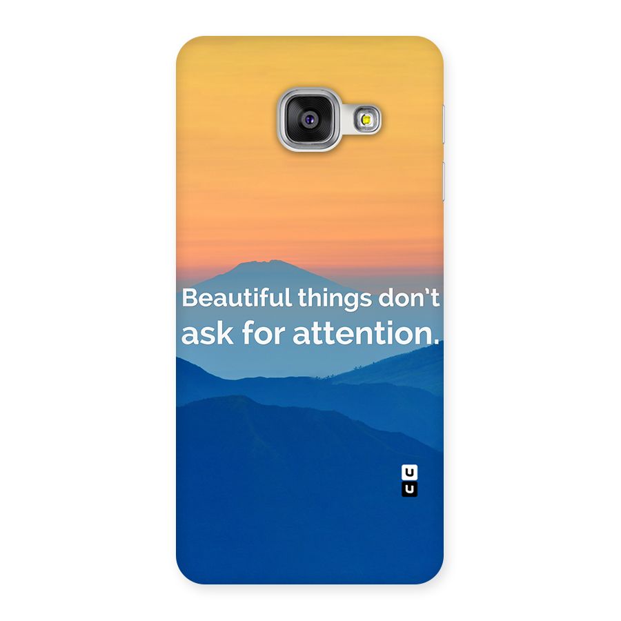 Beautiful Things Quote Back Case for Galaxy A3 2016