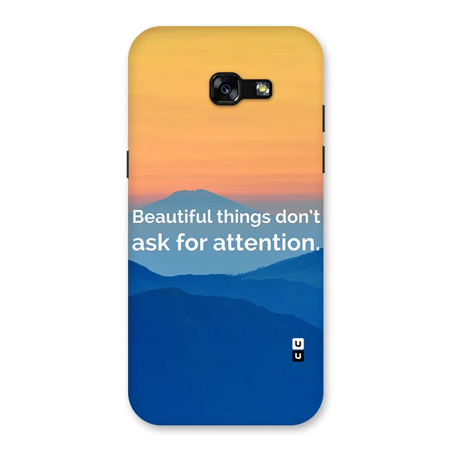 Beautiful Things Quote Back Case for Galaxy A5 2017