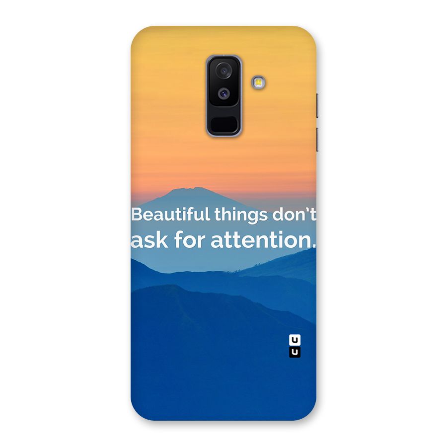 Beautiful Things Quote Back Case for Galaxy A6 Plus