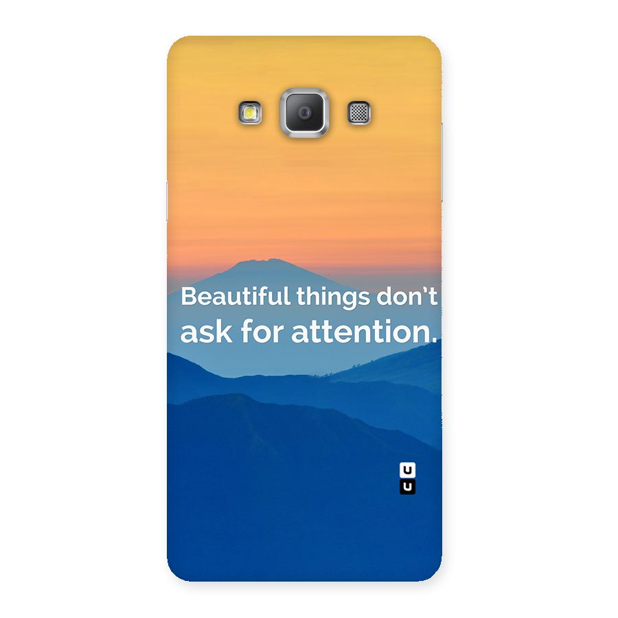 Beautiful Things Quote Back Case for Galaxy A7