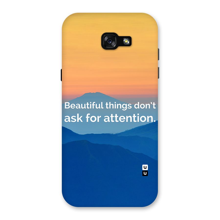 Beautiful Things Quote Back Case for Galaxy A7 (2017)