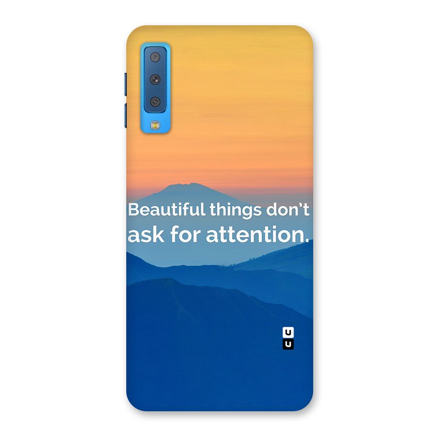 Beautiful Things Quote Back Case for Galaxy A7 (2018)