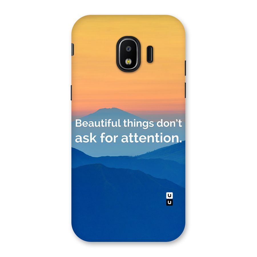 Beautiful Things Quote Back Case for Galaxy J2 Pro 2018