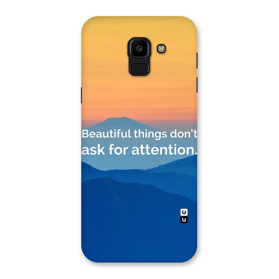 Beautiful Things Quote Back Case for Galaxy J6