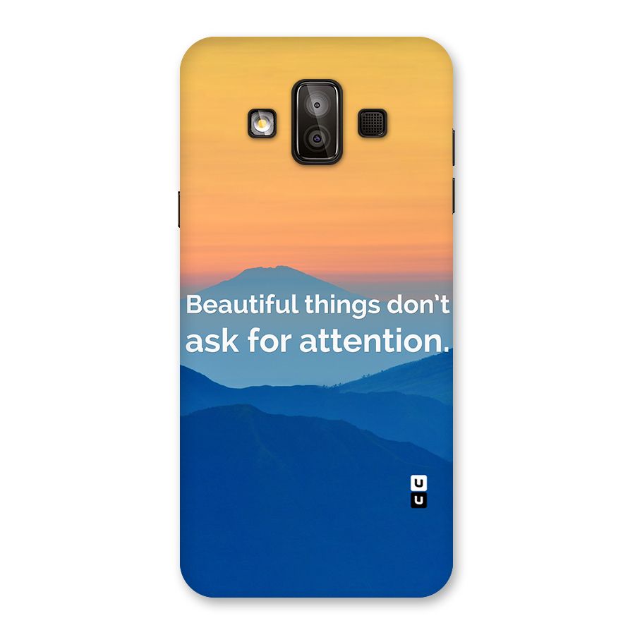 Beautiful Things Quote Back Case for Galaxy J7 Duo