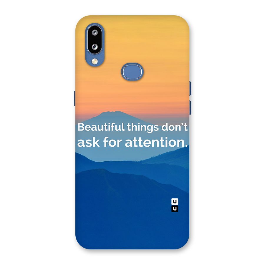 Beautiful Things Quote Back Case for Galaxy M01s