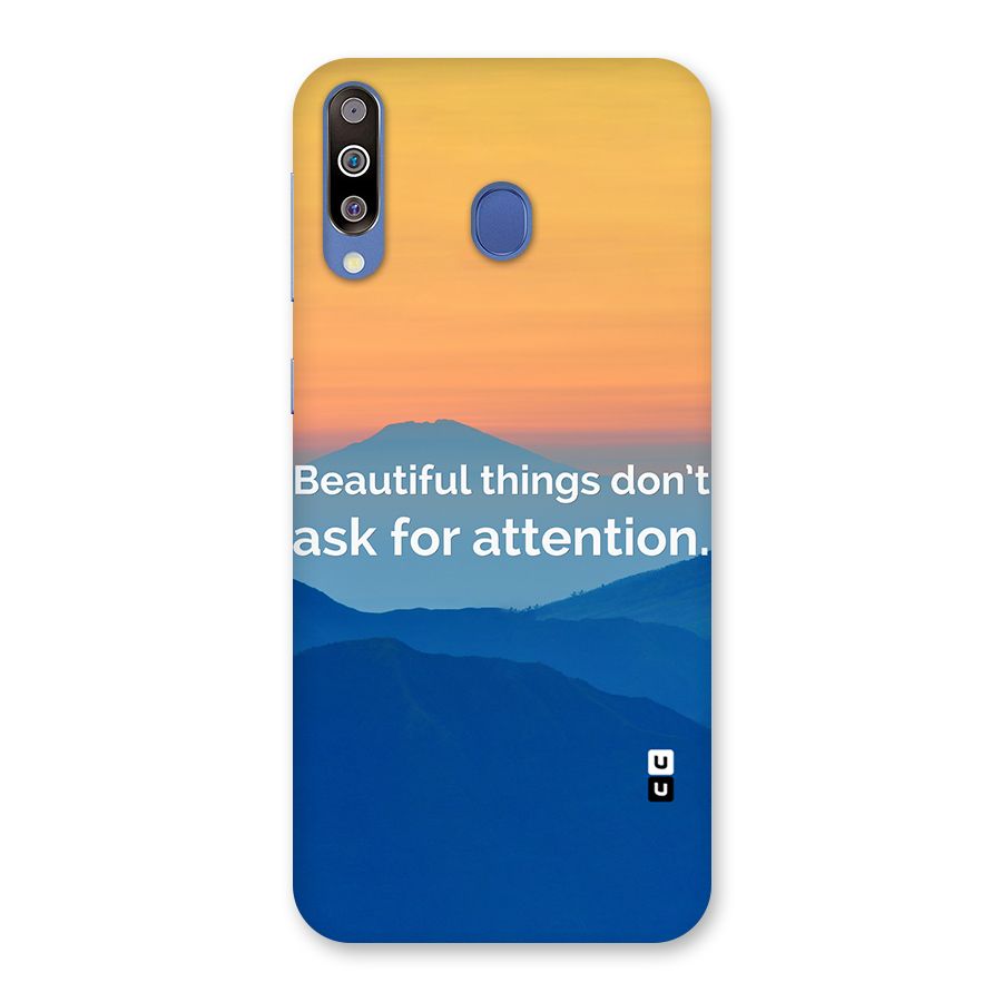 Beautiful Things Quote Back Case for Galaxy M30