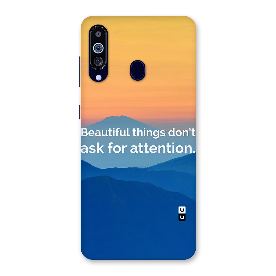 Beautiful Things Quote Back Case for Galaxy M40