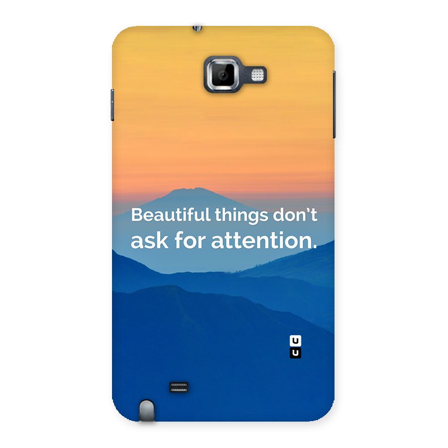 Beautiful Things Quote Back Case for Galaxy Note