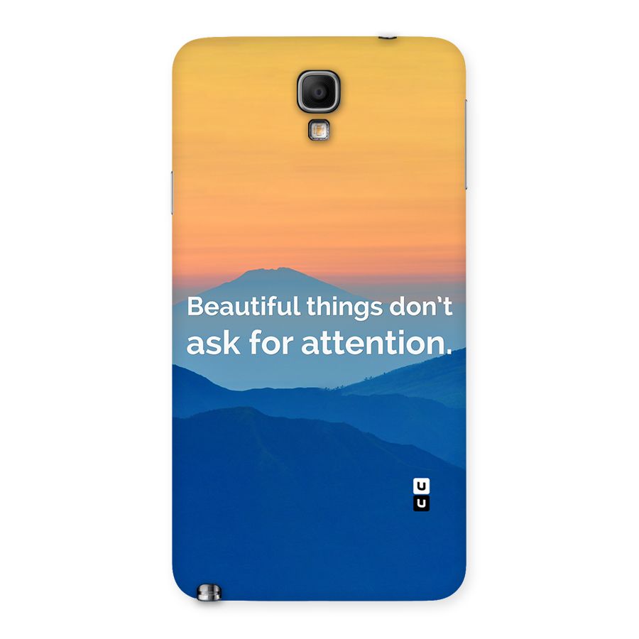 Beautiful Things Quote Back Case for Galaxy Note 3 Neo