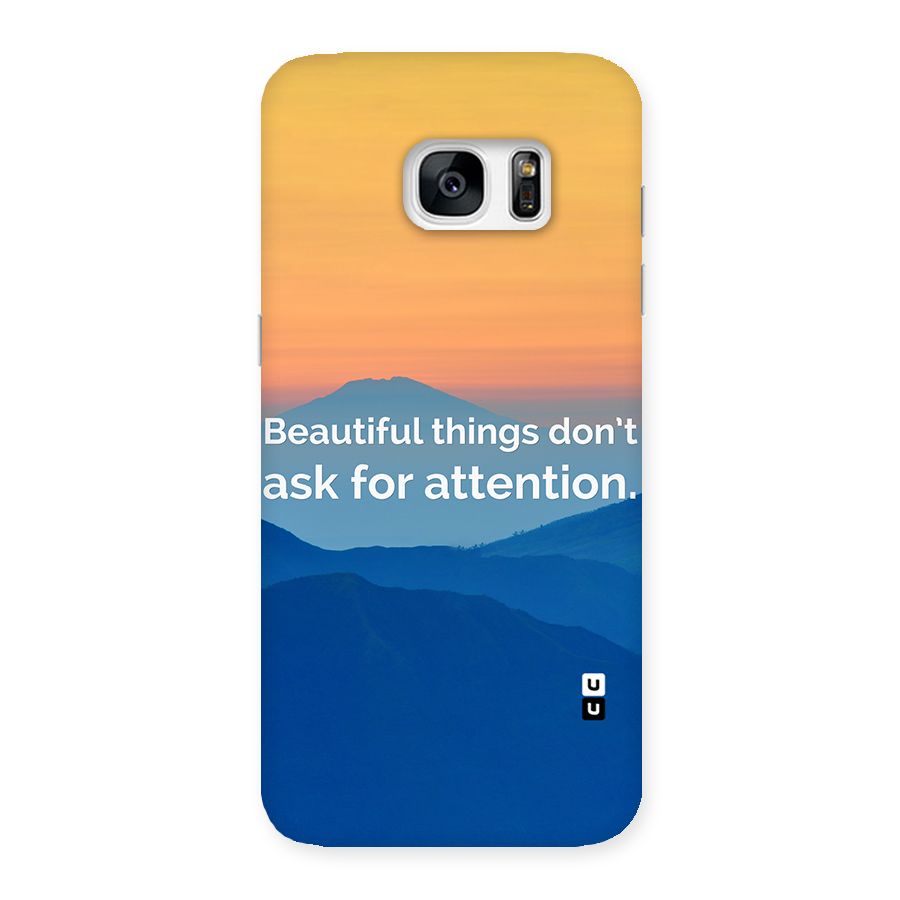 Beautiful Things Quote Back Case for Galaxy S7 Edge