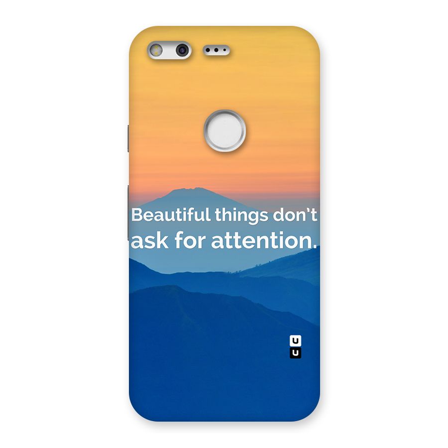 Beautiful Things Quote Back Case for Google Pixel