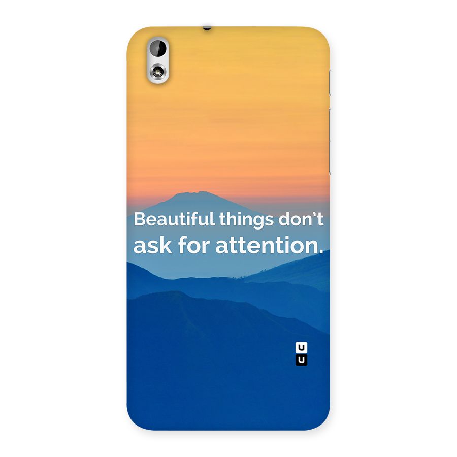 Beautiful Things Quote Back Case for HTC Desire 816g