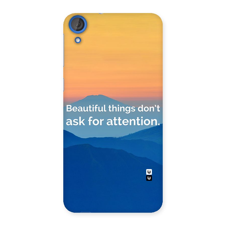 Beautiful Things Quote Back Case for HTC Desire 820