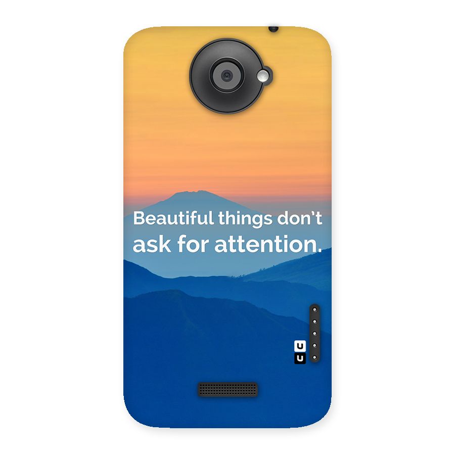 Beautiful Things Quote Back Case for HTC One X