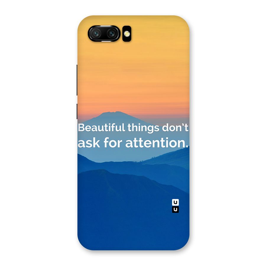 Beautiful Things Quote Back Case for Honor 10