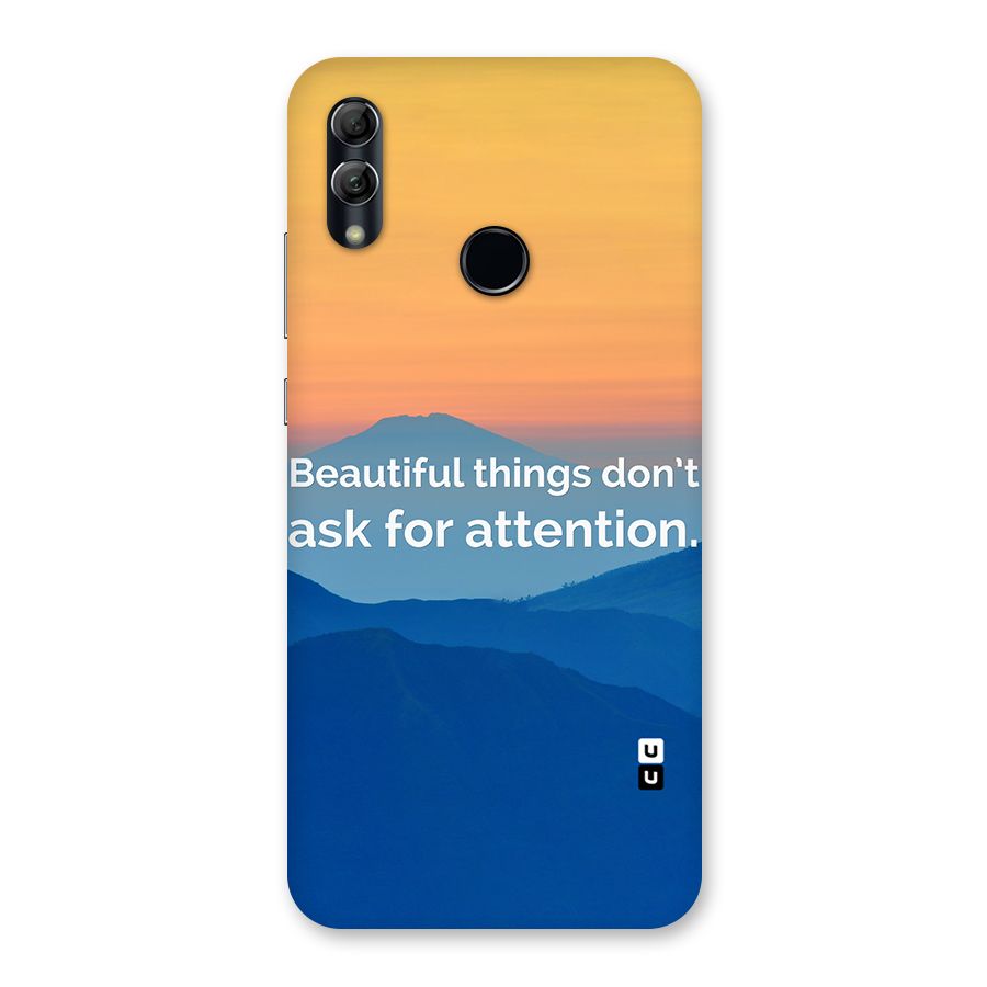Beautiful Things Quote Back Case for Honor 10 Lite
