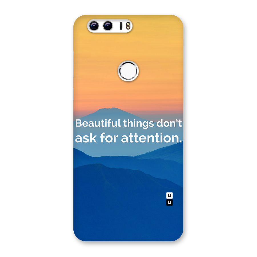 Beautiful Things Quote Back Case for Honor 8
