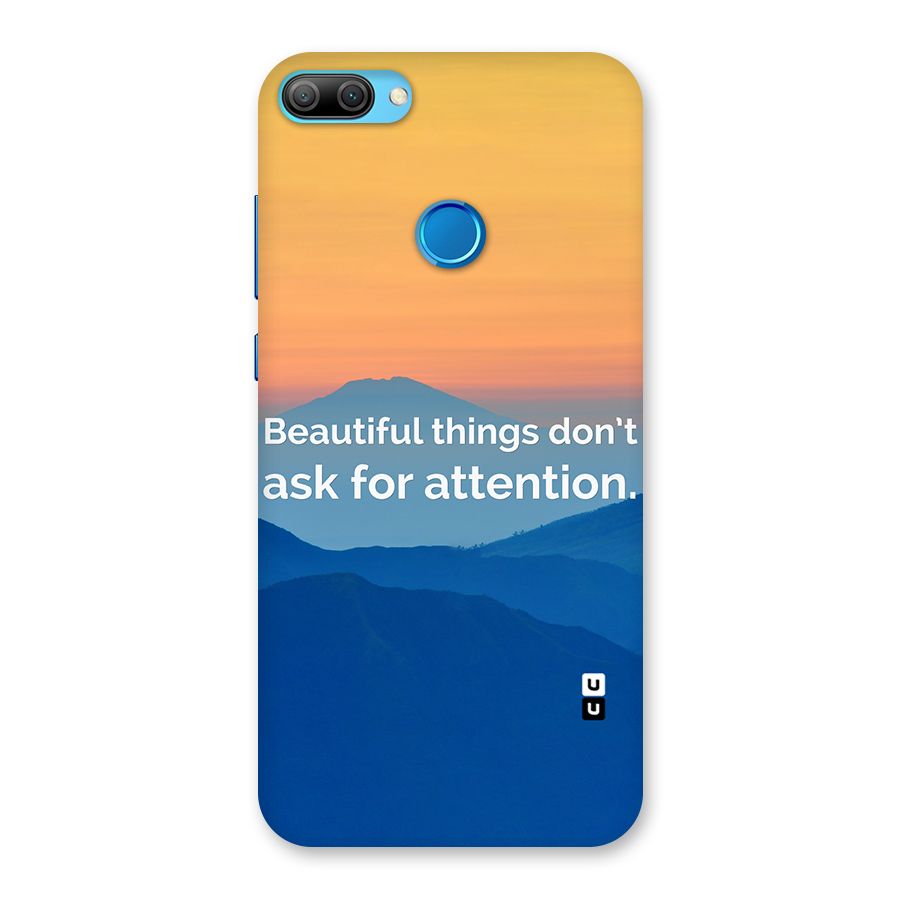 Beautiful Things Quote Back Case for Honor 9N