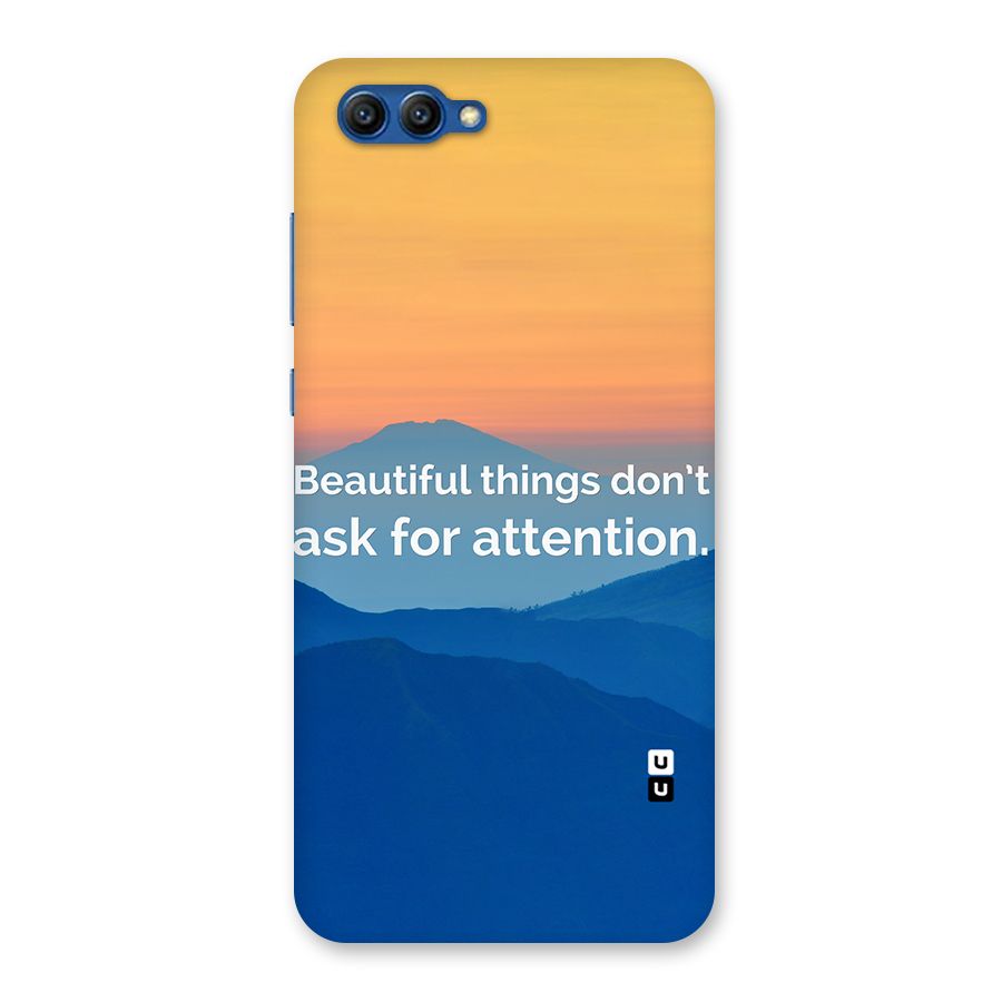 Beautiful Things Quote Back Case for Honor View 10