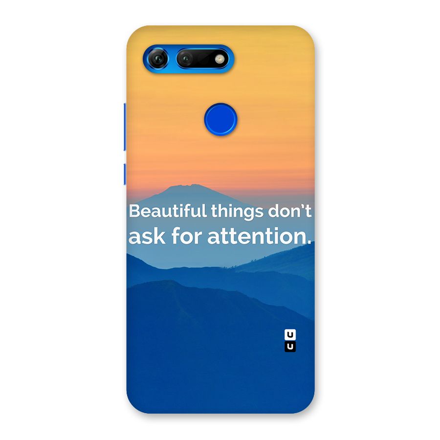 Beautiful Things Quote Back Case for Honor View 20