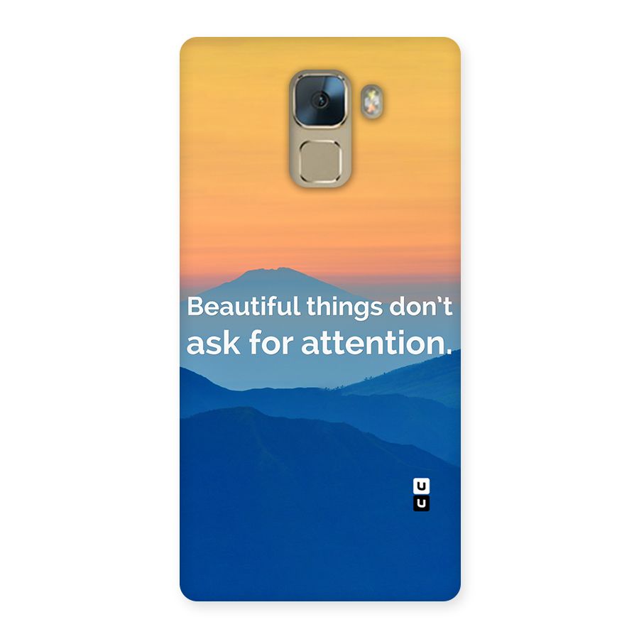 Beautiful Things Quote Back Case for Huawei Honor 7