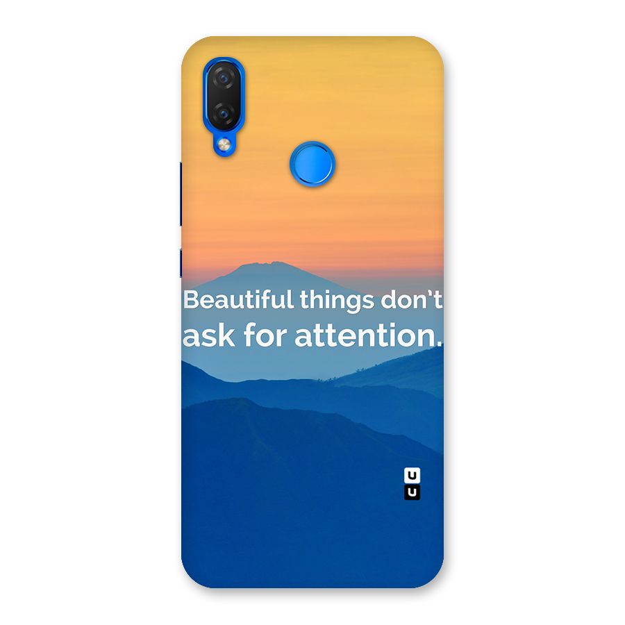 Beautiful Things Quote Back Case for Huawei P Smart+