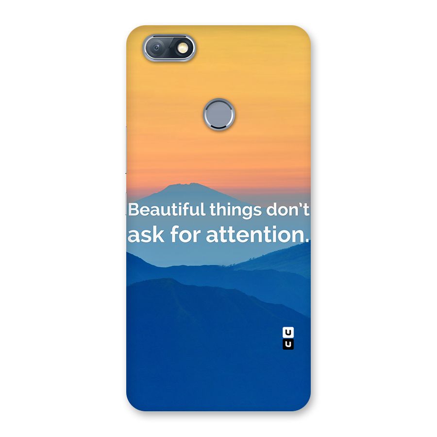 Beautiful Things Quote Back Case for Infinix Note 5