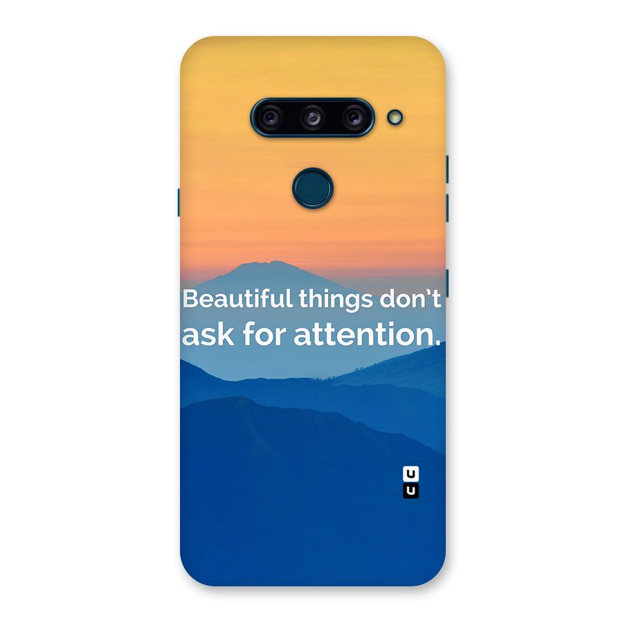 Beautiful Things Quote Back Case for LG  V40 ThinQ